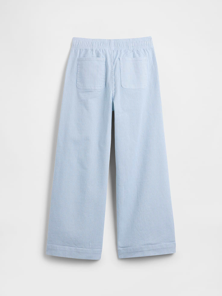 Image number 2 showing, Kids Stripe Pull-On Wide-Leg Pants