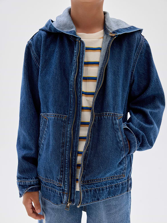 Kids Denim Utility Jacket
