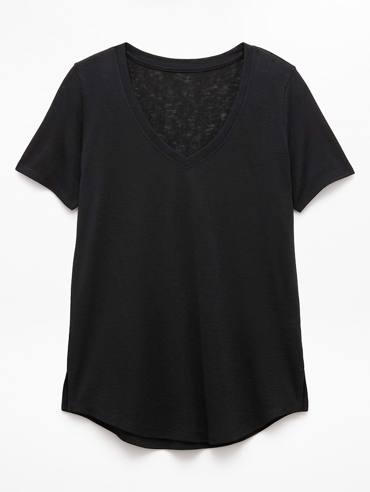 Image number 7 showing, Breezy Scoop V-Neck Tee
