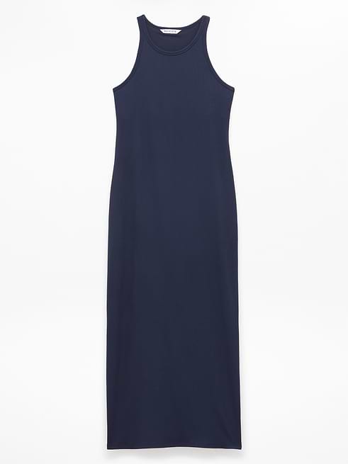 sleeveless denim one piece dress Side Ring Cutout Mini Color:Emerald-Green flare silhouette Invisible back 2017 prom dress collection Long Sleeve Black Dress