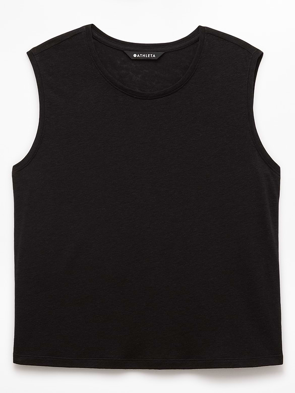 Getaway Linen Blend Muscle Tank