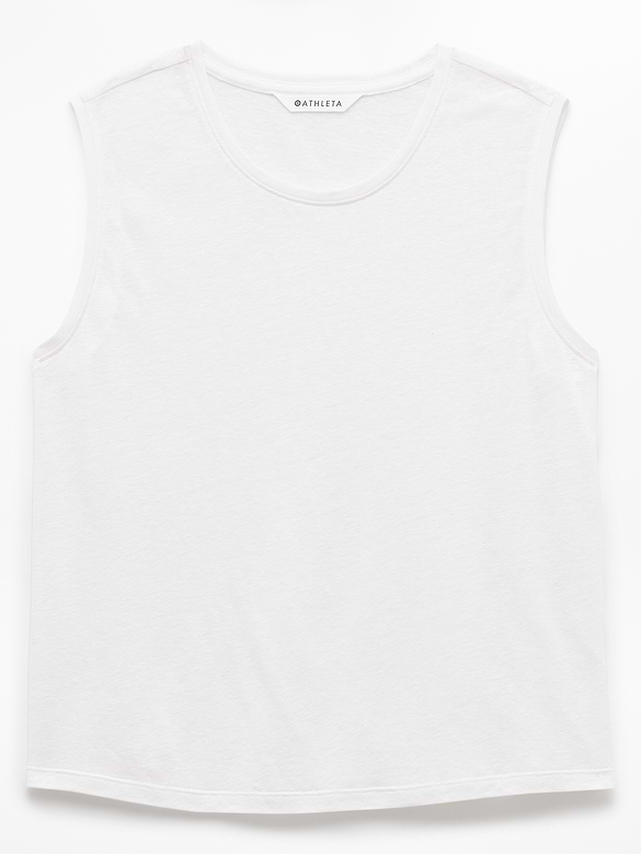 Getaway Linen Blend Muscle Tank