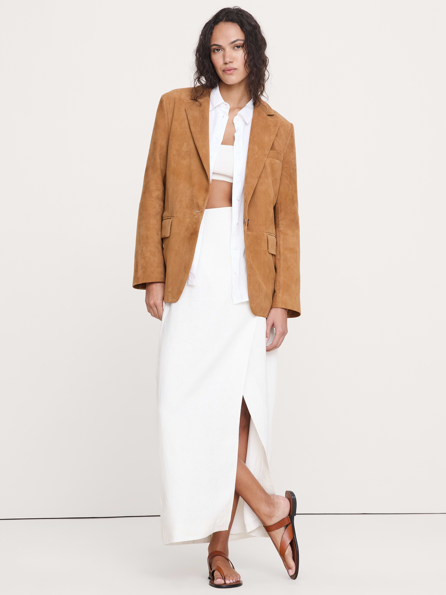Image number 1 showing, Suede Blazer