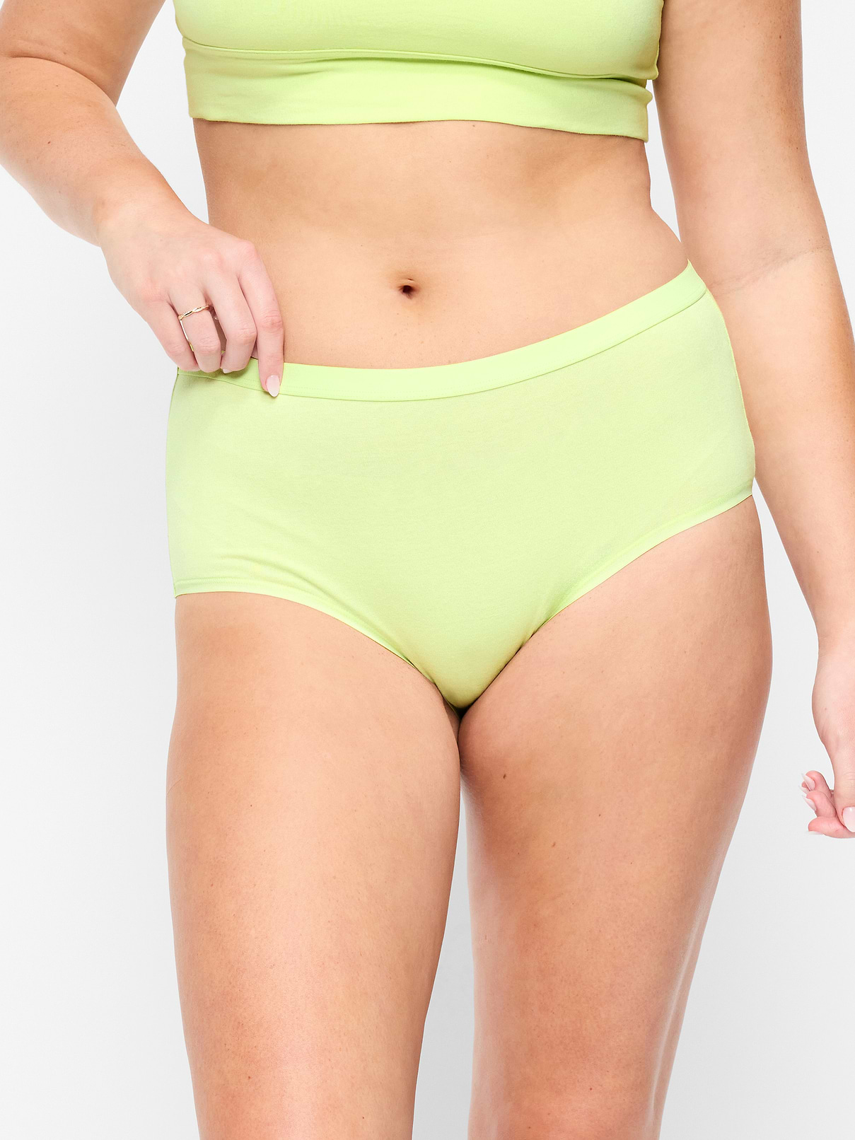 Image number 5 showing, High-Waisted Everyday Brief Cotton Underwear