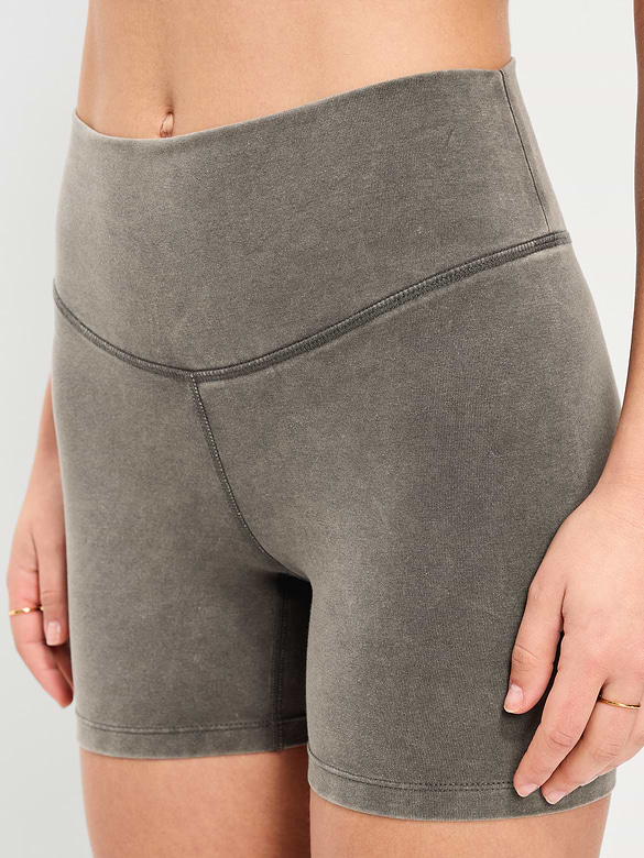 High-Waisted PowerChill Biker Shorts -- 5-inch inseam