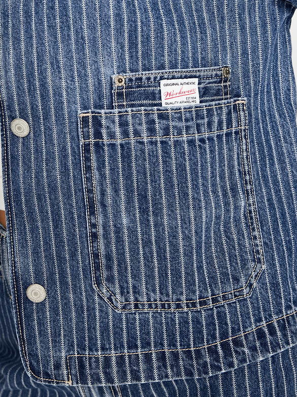Cropped Jean Chore Jacket