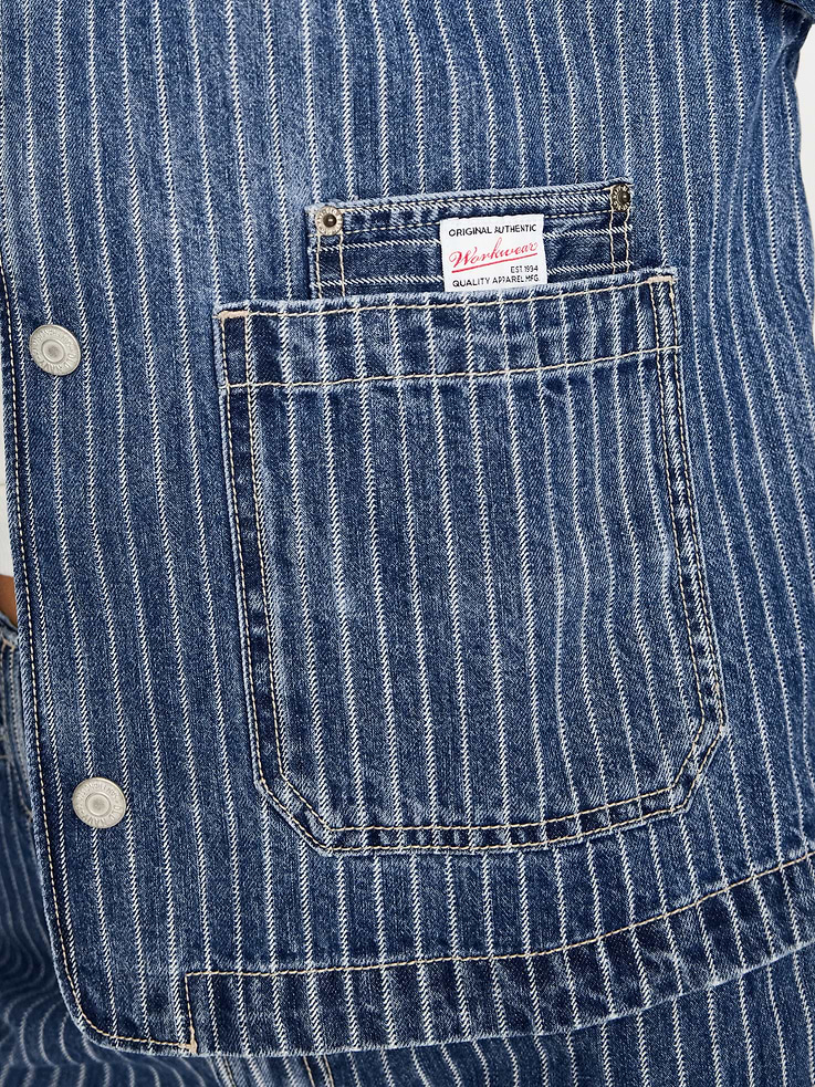 Image number 5 showing, Cropped Jean Chore Jacket