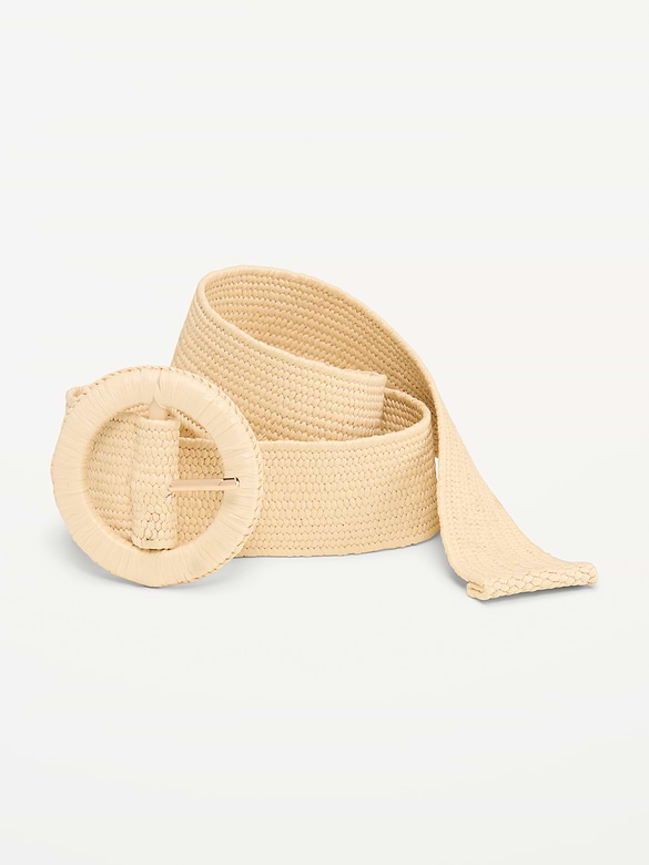 Raffia Belt