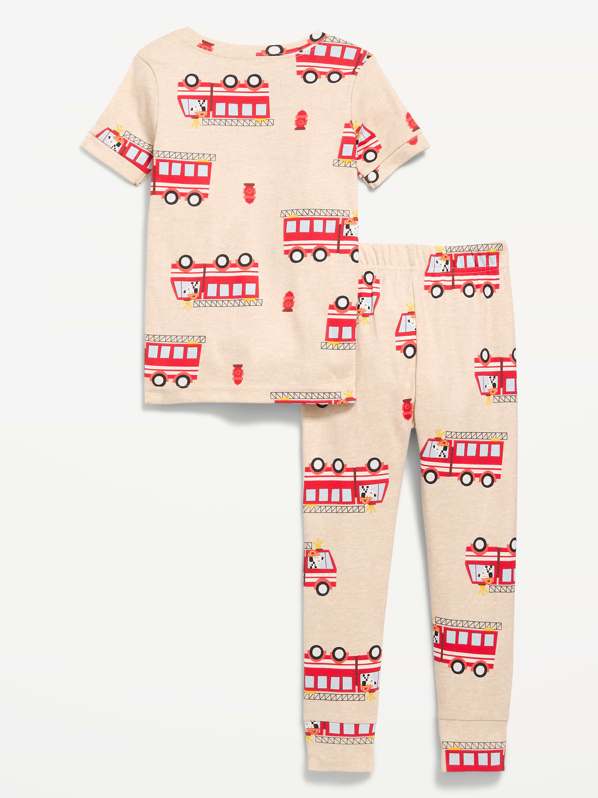 Image number 2 showing, Snug-Fit Printed Pajama Set for Toddler & Baby