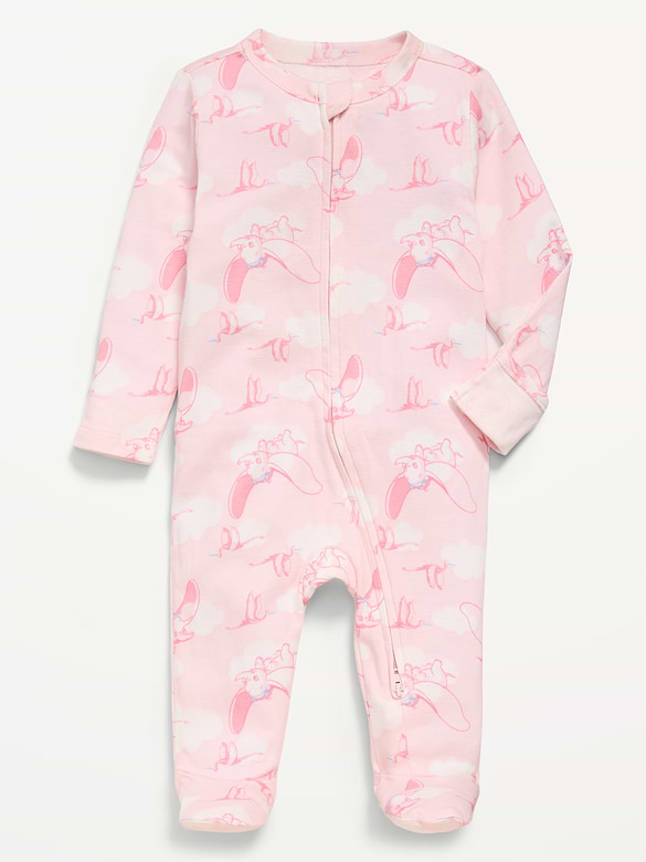 Disney© Dumbo 2-Way-Zip Sleep & Play Footed One-Piece for Baby