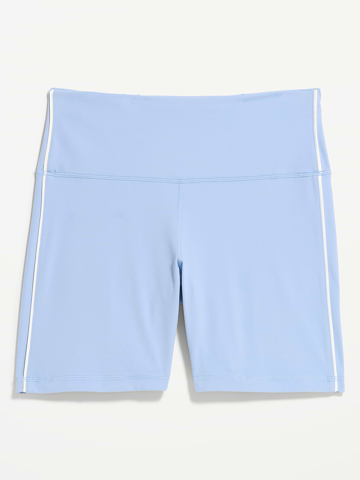 Image number 9 showing, High-Waisted StudioSmooth Biker Shorts -- 6-inch inseam