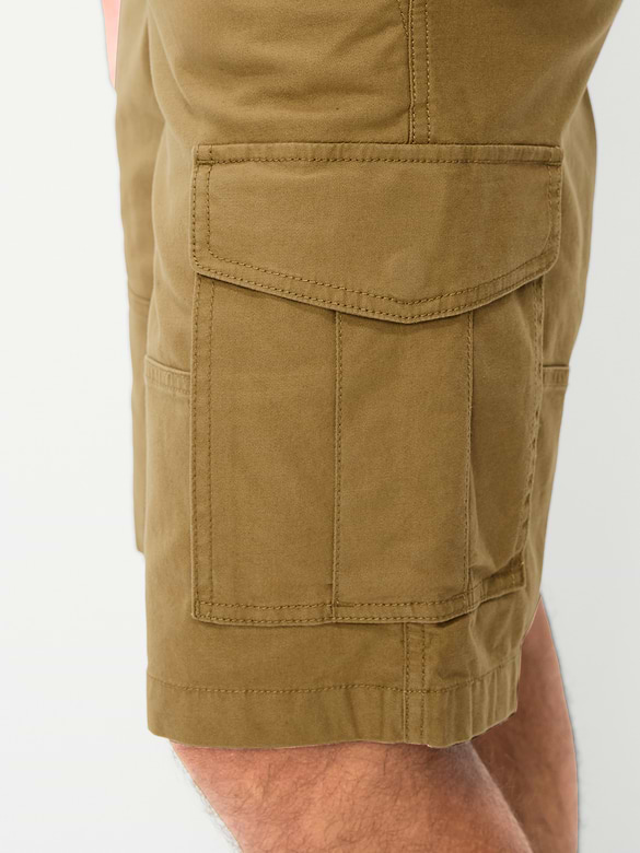 90's Loose Lived-In Cargo Shorts -- 10-inch inseam