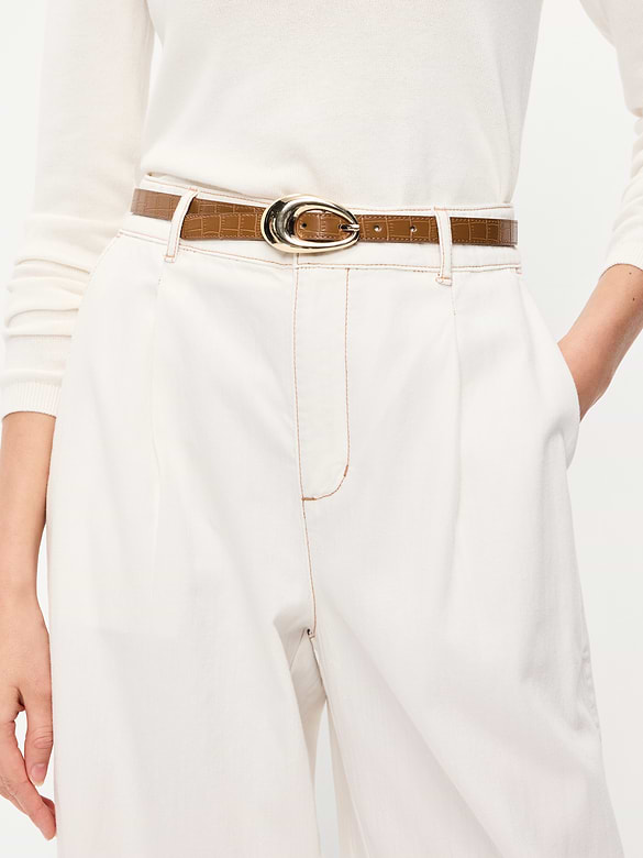 Sculptural Buckle Belt