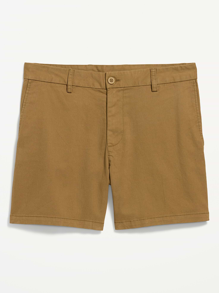Image number 5 showing, Slim Built-In Flex Rotation Chino Shorts -- 5-inch inseam