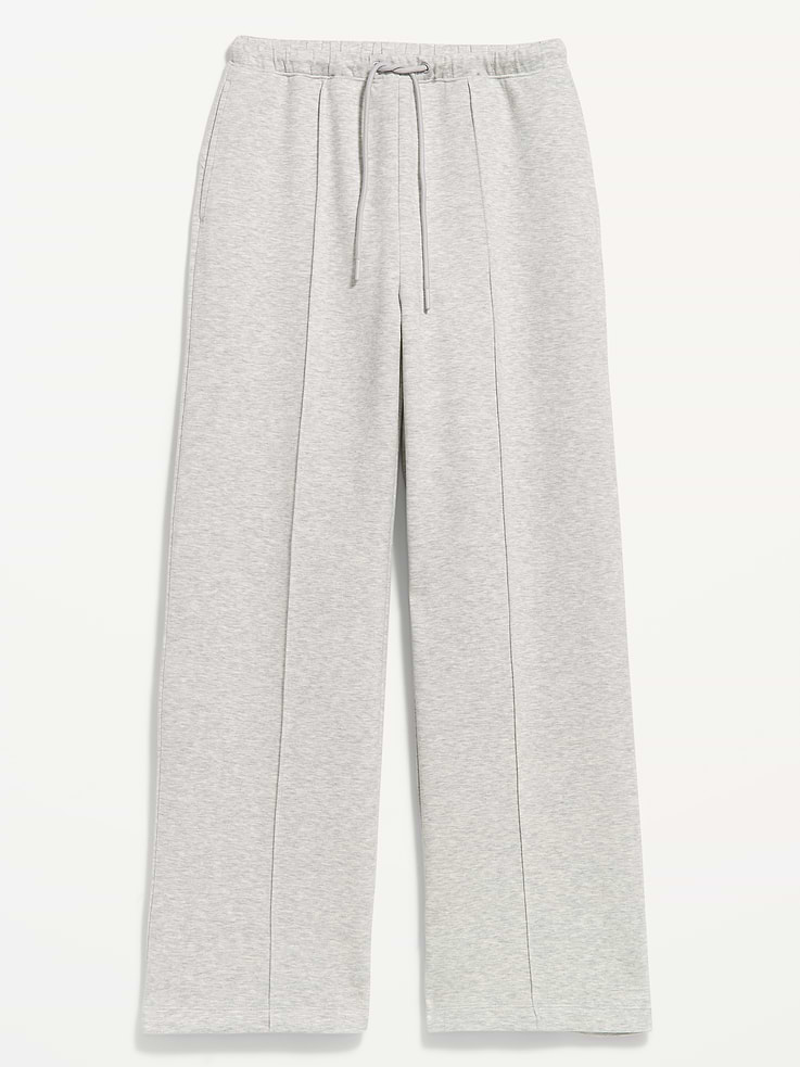 Image number 10 showing, Mid-Rise Dynamic Fleece Textured Wide-Leg Sweatpants