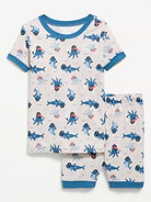 Image number 1 showing, Printed Snug-Fit Pajama Set for Toddler & Baby