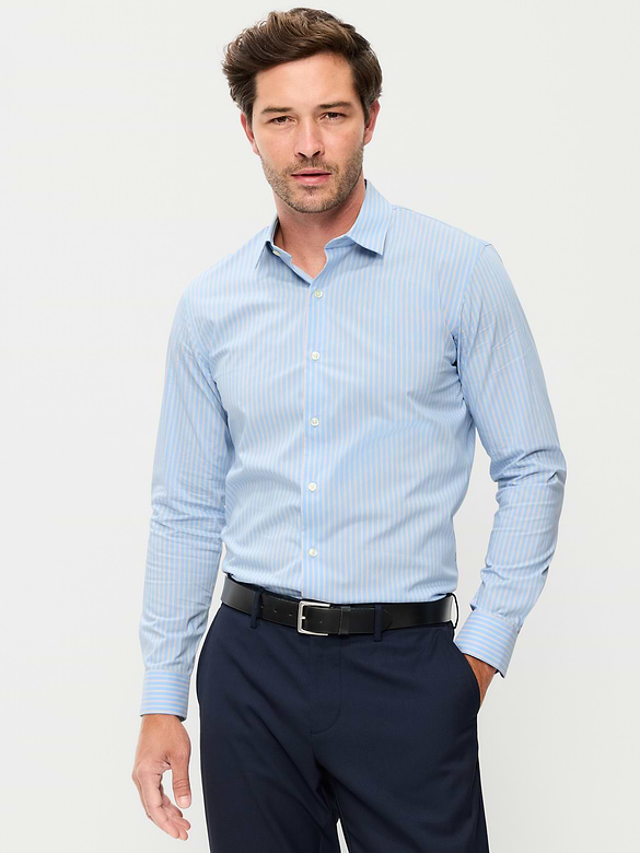 Chemise habillée emblématique Pro Performance, coupe étroite