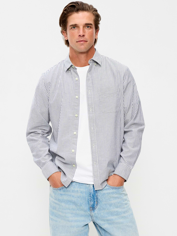 L'image numéro 1 présente Chemise Oxford passe-partout coupe classique
