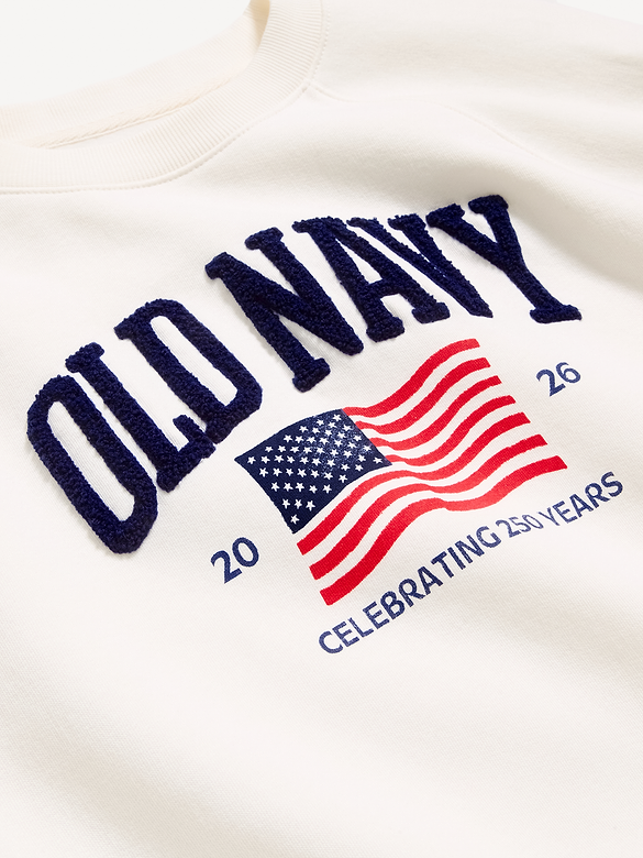 Flag Logo Graphic Sweatshirt