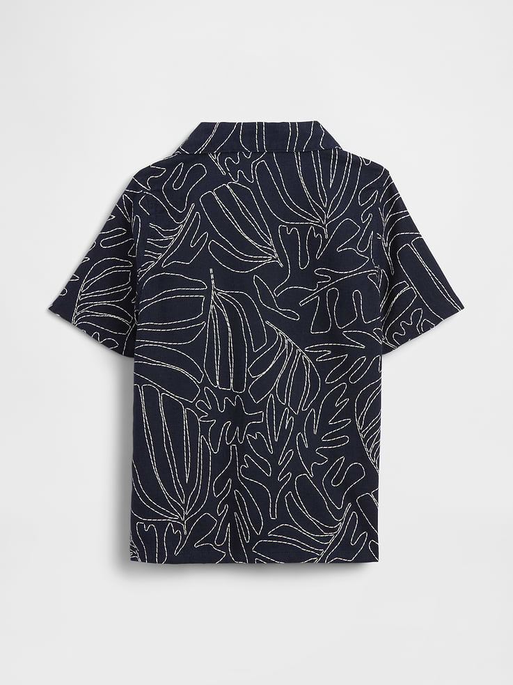Image number 2 showing, babyGap Brannan Bear Linen-Blend Vacay Shirt