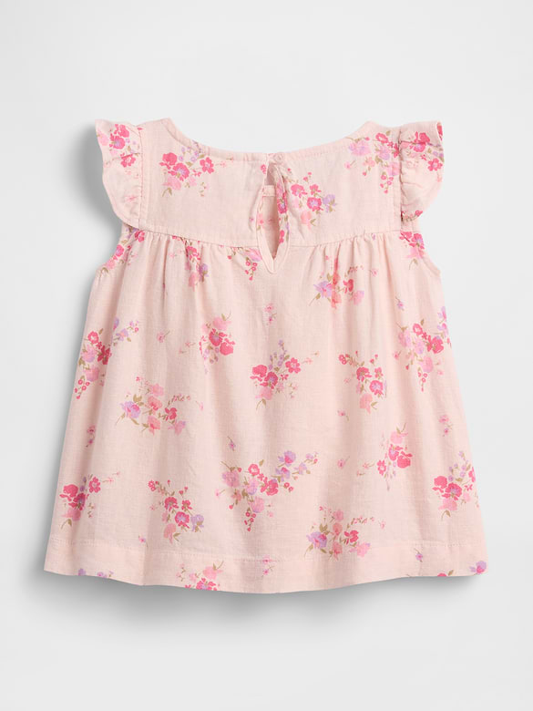 babyGap Linen-Blend Ruffle Top