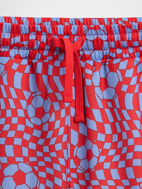 Kids 100% Recycled Pull-On Mesh Shorts
