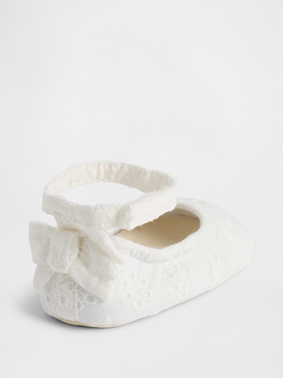 Baby Eyelet Flats