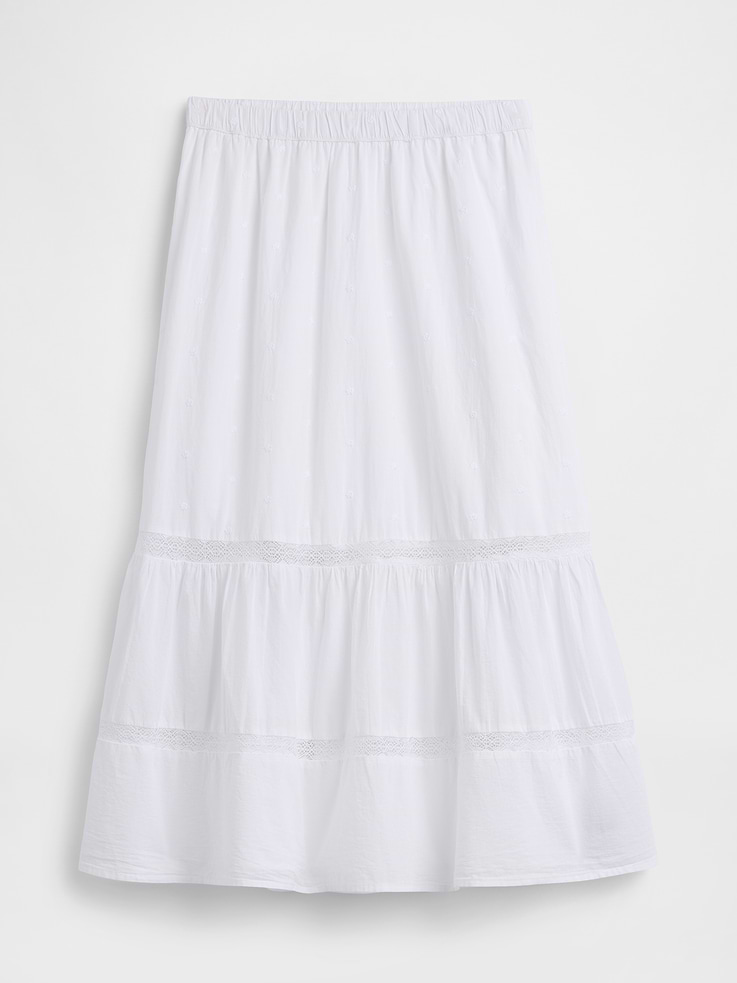 Image 5 of 5, Relaxed Tiered Maxi Skirt