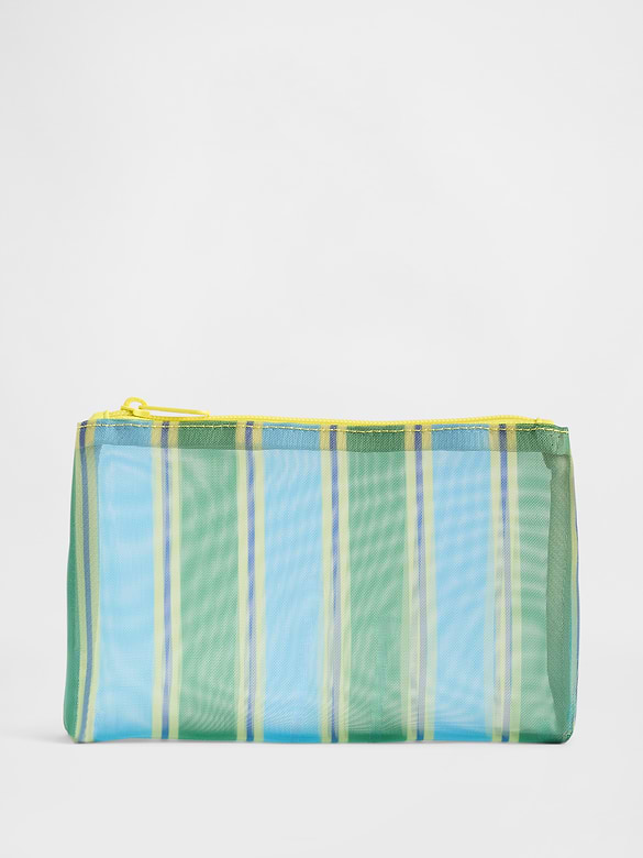 Stripe Zip Pouch