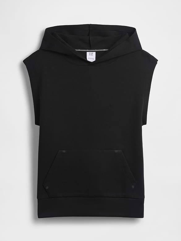 Kids GapFit Relaxed Sleeveless Tech Hoodie