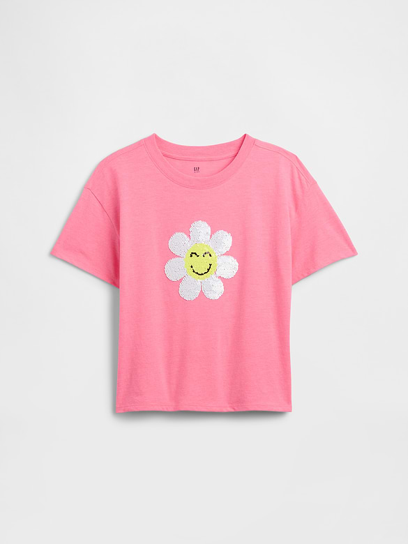 Kids Oversized Graphic T-Shirt