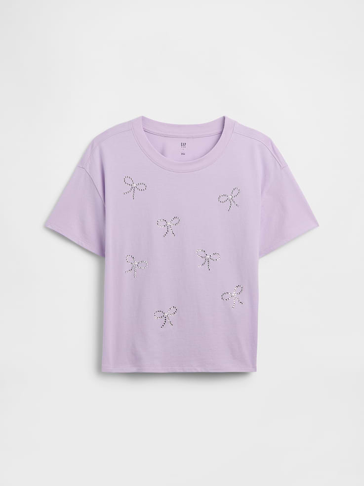 Image number 1 showing, Kids Oversized Graphic T-Shirt