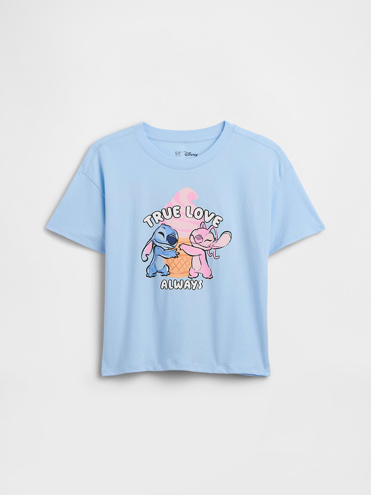 Image number 1 showing, GapKids × Disney Lilo and Stitch Oversized Graphic T-Shirt