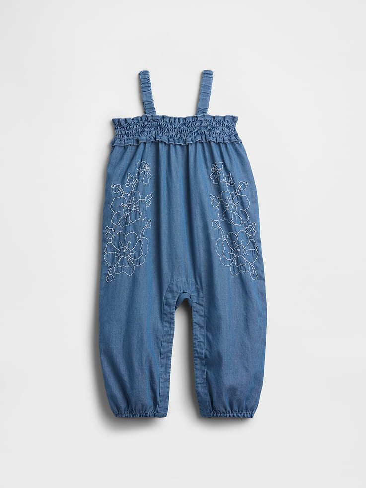 Image number 1 showing, Baby Smocked One-Piece