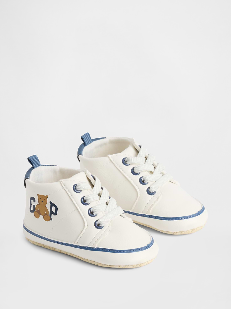 Image number 2 showing, Baby Brannan Bear Logo Sneakers