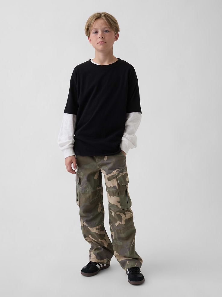 L'image numéro 1 présente Pantalon cargo confort pour Enfant