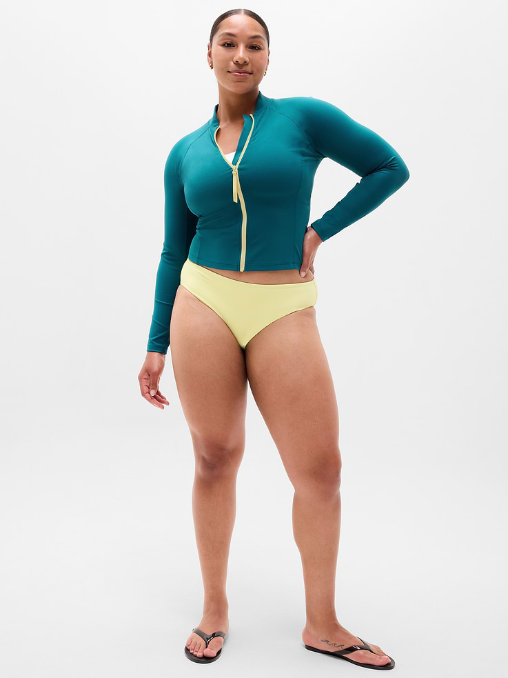 Image number 5 showing, Zip-Front Rashguard