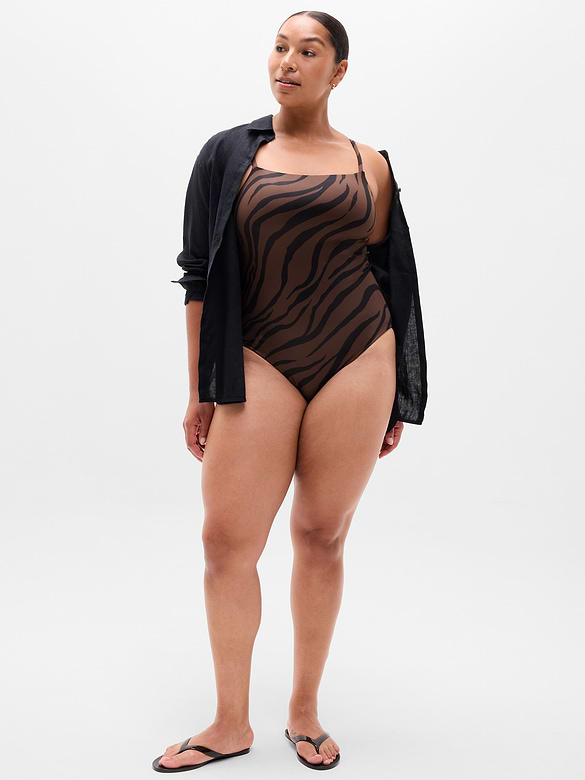 Straight Neck One Piece