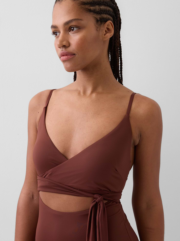 Image number 3 showing, Cutout Wrap One-Piece Swimsuit