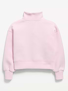 Image number 2 showing, Bounce Fleece Half-Zip Pullover Sweatshirt for Girls