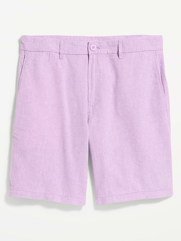 Image number 5 showing, Slim Linen-Blend Rotation Chino Shorts -- 8-inch inseam