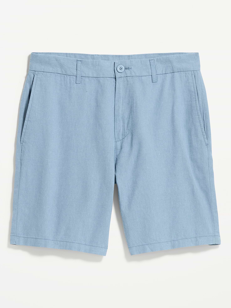 Image number 5 showing, Slim Linen-Blend Rotation Chino Shorts -- 8-inch inseam