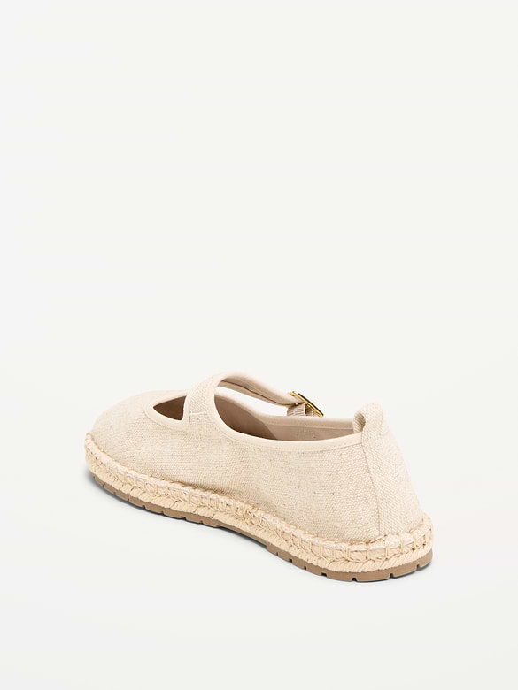 Mary Jane Espadrille Flats for Women