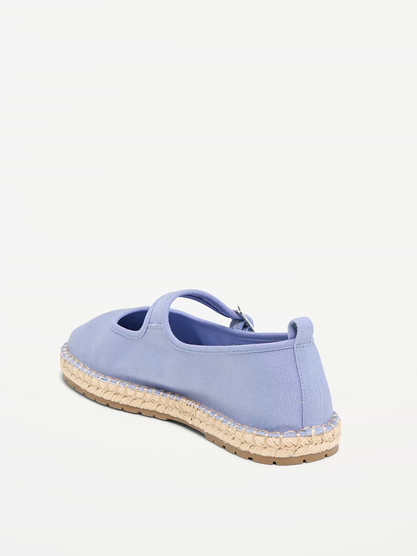 Mary Jane Espadrille Flats for Women
