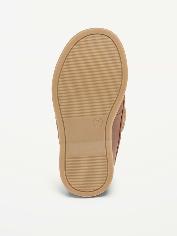 Faux-Suede Boat Shoes for Toddler Boys