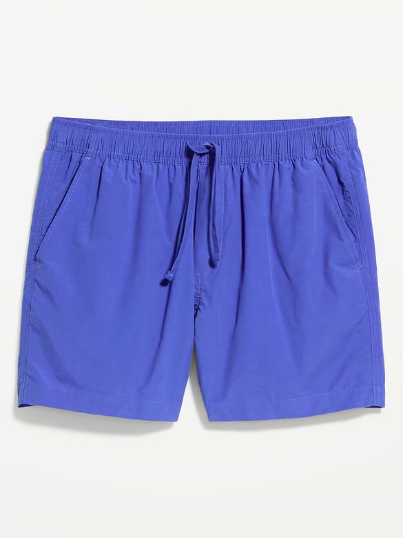 Solid Jogger Shorts -- 5-inch inseam