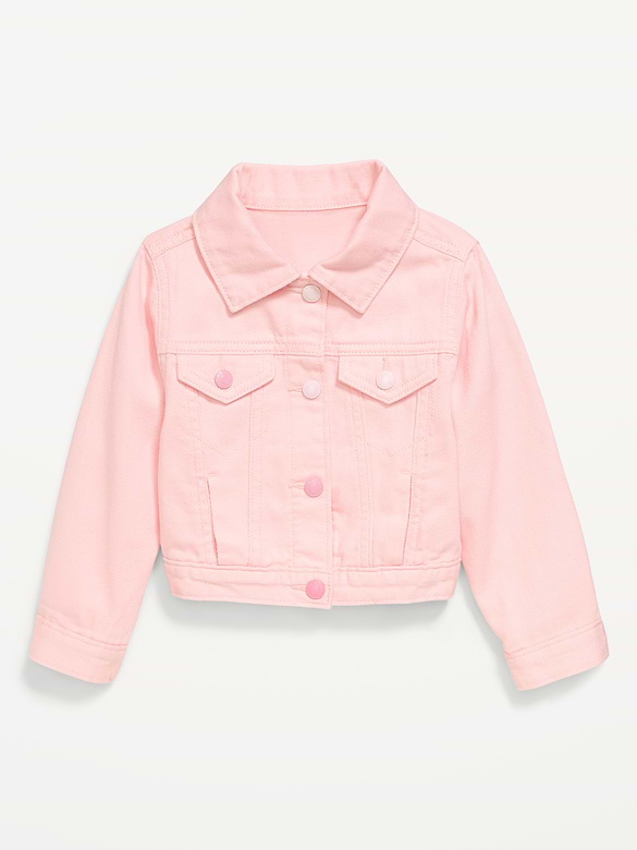 Veste courte en sergé pour toute-petite