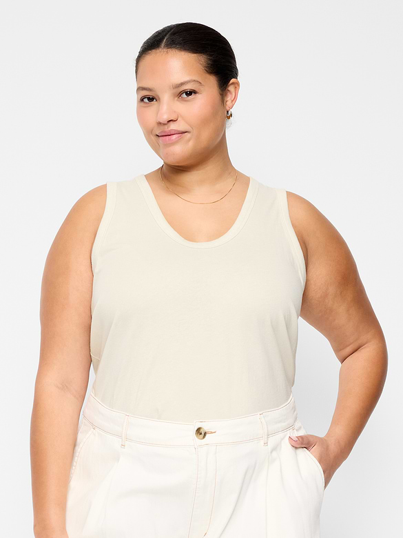 Camisole décontractée à encolure dégagée