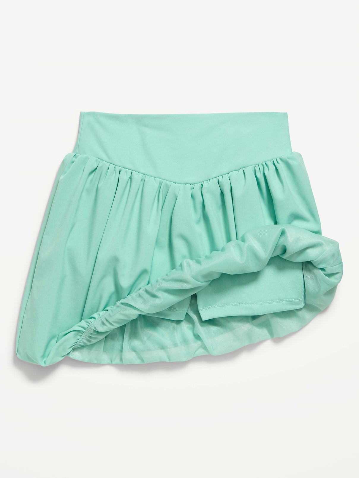 Image number 5 showing, High-Waisted PowerSoft Bubble Skort for Girls