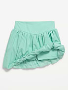 Image number 5 showing, High-Waisted PowerSoft Bubble Skort for Girls